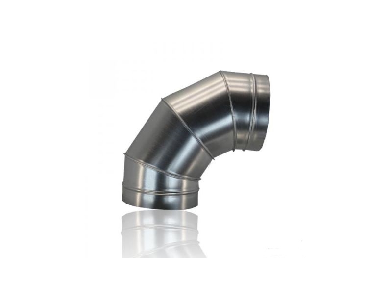 Elbow 90° for round (spiro) air duct f125 