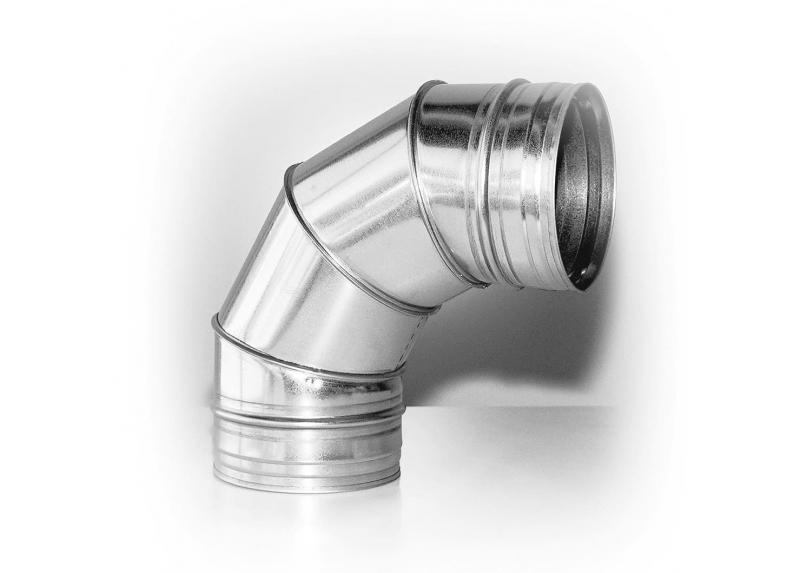 Elbow F200 - 90° for round duct 