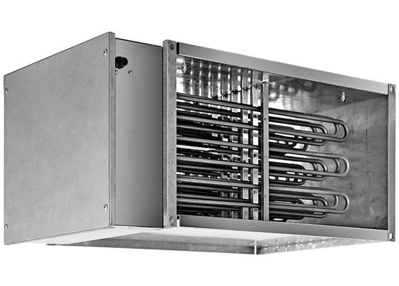 Rectangular electric heater 500x250mm. - 6kW 